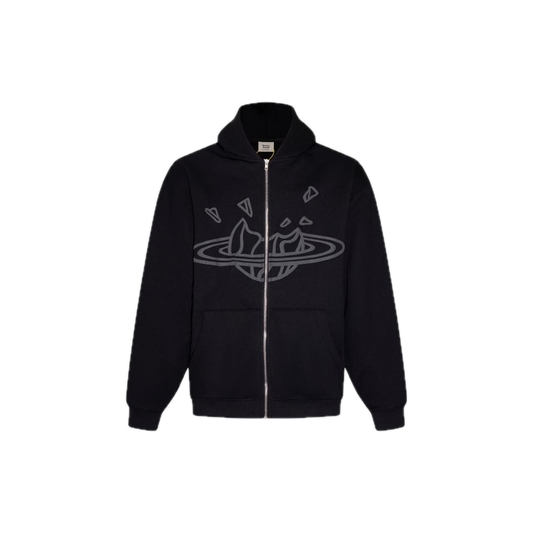 BROKEN PLANET ZIP UP AND PANTS SET BLACK