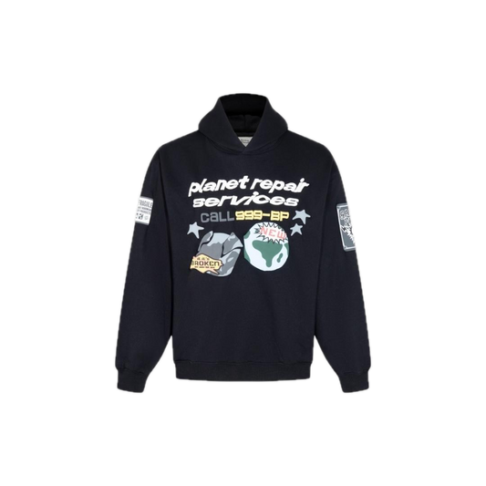 BROKEN PLANET logo-print Hoodie