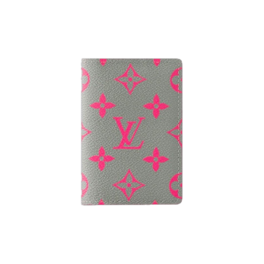 Louis Vuitton Grey/Pink Monogram Glow Pocket Organizer