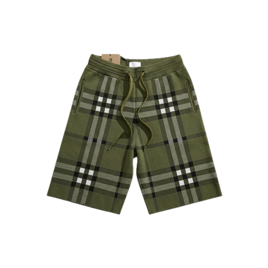 Burberry Checked Silk And Wool-Blend Jacquard Drawstring