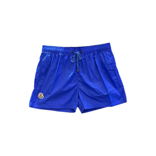 Moncler Nylon Swim Shorts Navy Blue