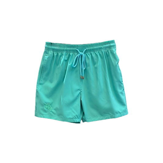 Vilebrequin Ronde Des Tortues Maxi Water Swim Shorts Green