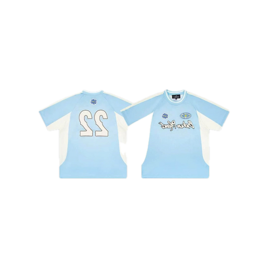 Broken Planet Football Jersey Light Blue