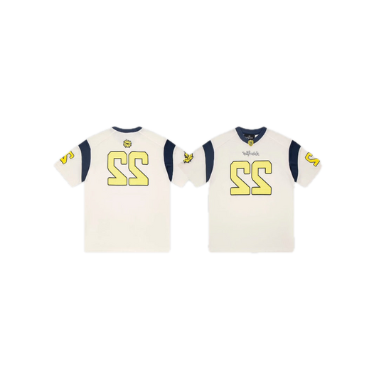 Broken Planet Yellow 22 Football Jersey T-Shirt
