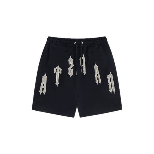 Shorts Casuais Trapstar Com Letras Bordadas
