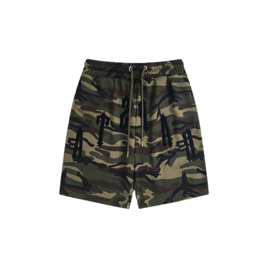 Shorts Casuais Trapstar Com Letras Bordadas