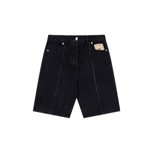 Corteiz C-Star Denim Shorts 'Black'
