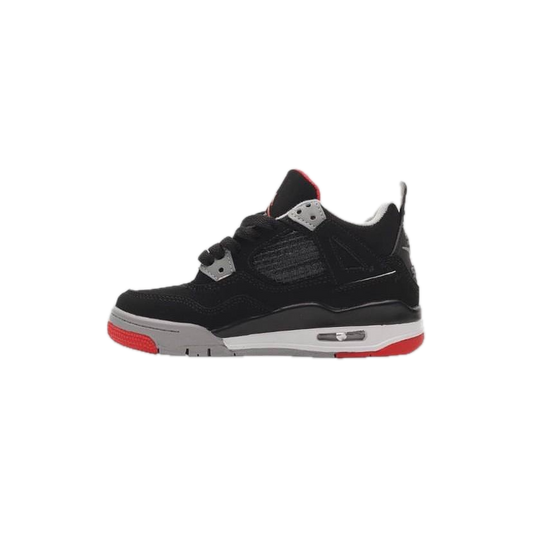 Jordan 4 Retro Black/Fire Red-Cement Grey