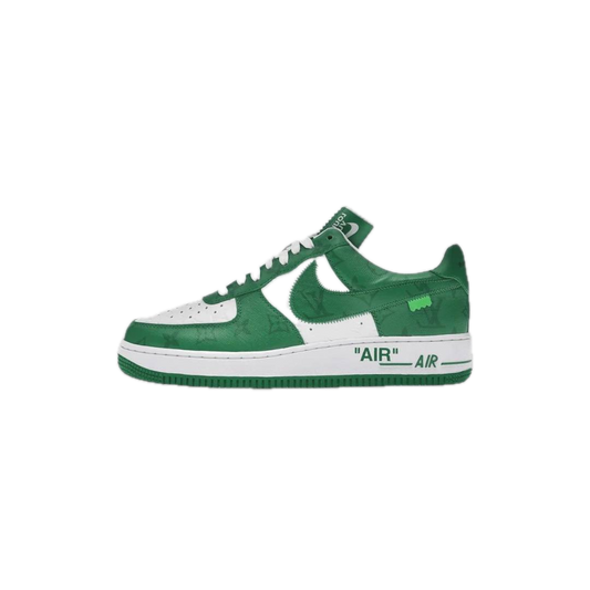 NIKE AIR FORCE 1 LOW X LOUIS VUITTON BY VIRGIL ABLOH WHITE GREEN