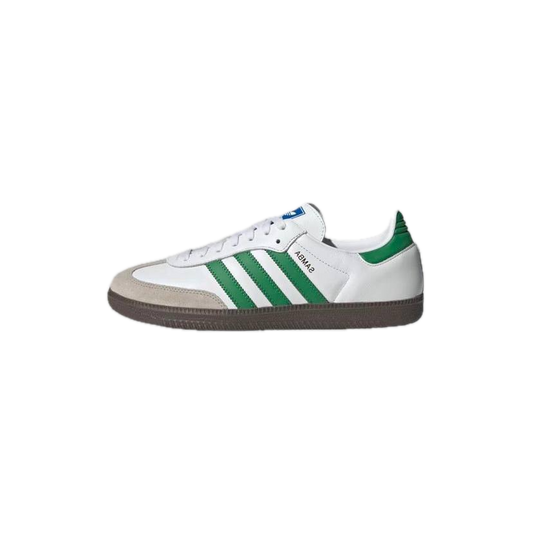Adidas Samba OG Leather Shoes 'White/Green'