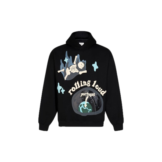 BROKEN PLANET logo-print Hoodie
