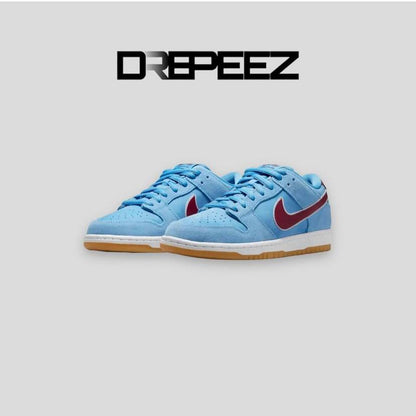 NIKE SB DUNK LOW VALOUR BLUE TEAM MAROON